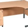 Karbon K1 Ergonomic Cantilever Office Desks With Narrow Under Desk Pedestal 1 Karbon K1 Ergonomic Cantilever Office Desks With Narrow Under Desk Pedestal -Office Furniture 073431