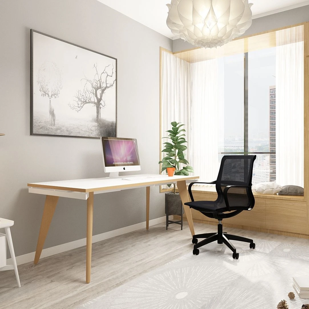 Bianco Home Office Desk 3 Bianco Home Office Desk