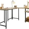 Foundry Industrial Style L-Shaped Computer Desk -Office Furniture 073959