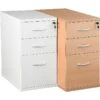 NEXT DAY Karbon Desk High Pedestals -Office Furniture 075650
