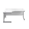 Commerce II White Ergonomic Office Desks 2 Commerce II White Ergonomic Office Desks -Office Furniture 078412