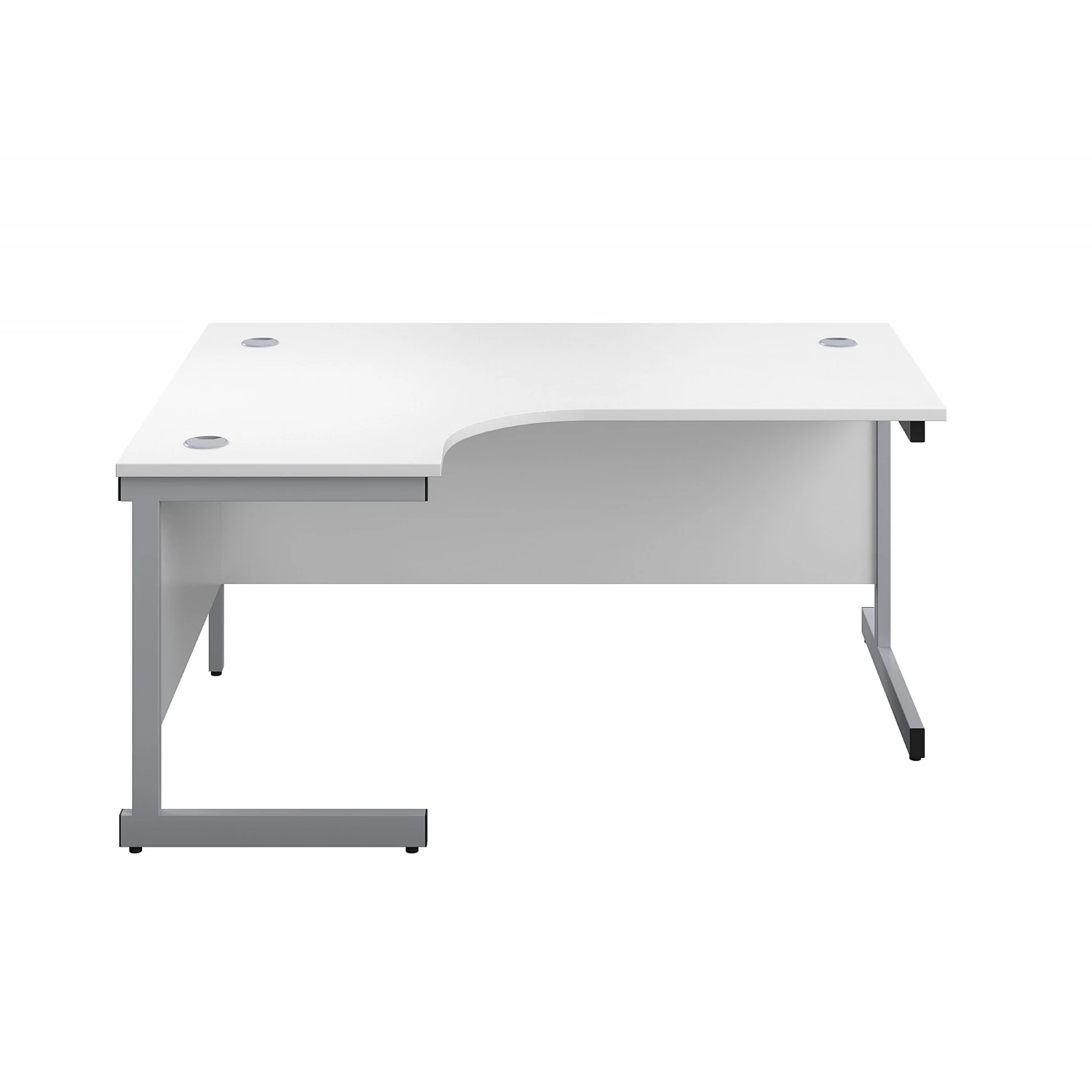 Commerce II White Ergonomic Office Desks 3 Commerce II White Ergonomic Office Desks